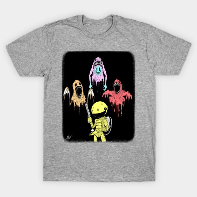 Beware the Haunted Hallways T-Shirt by Lakota Meyer Art